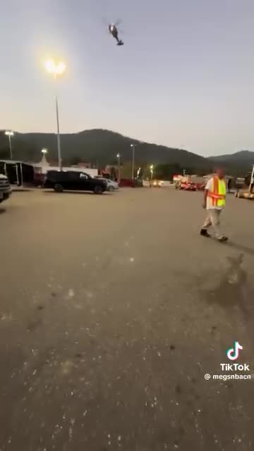 Black Unmarked Military Style Helicopter Destroys Burnsville North Carolina Donation Site