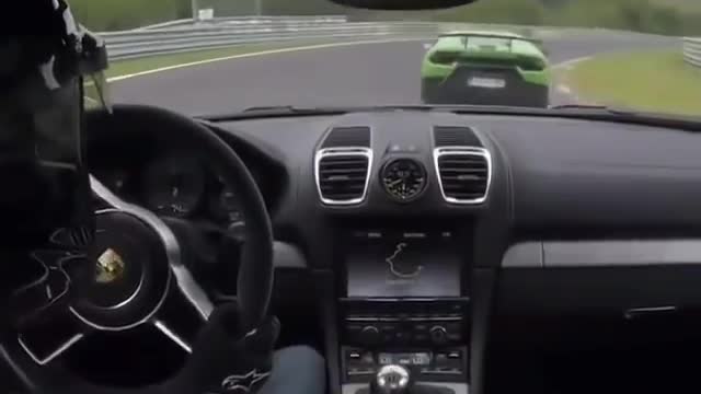 Porsche 981 Cayman GT4 Downshifting is an Art