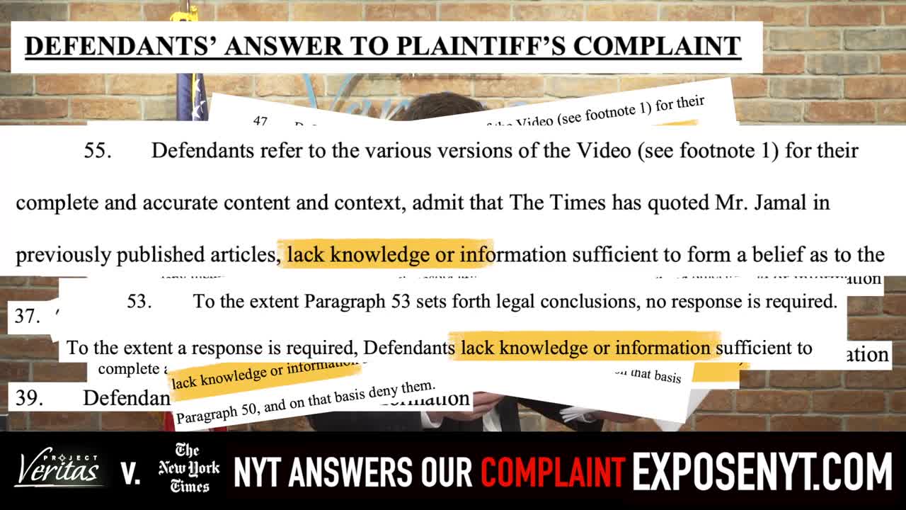 Project Veritas exposing NYT