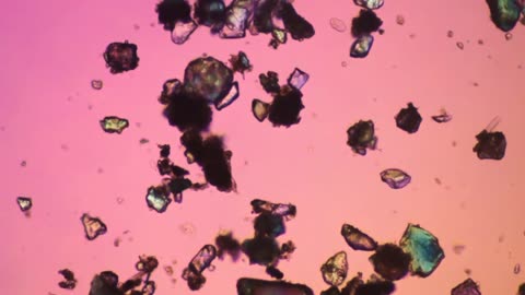 Microscopic Polorized Sand