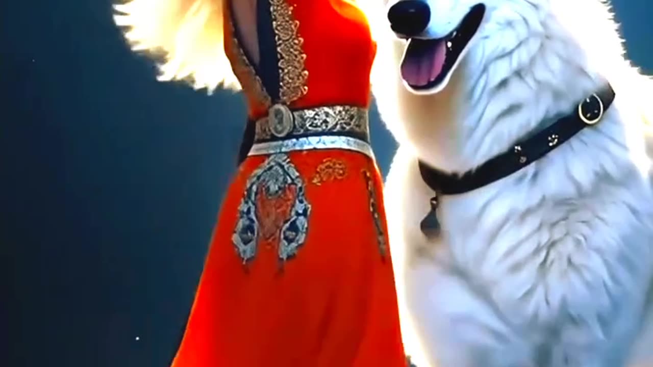 The Woman Performs a Fusion with a wolf on AGT #agt #americagottalent #magic