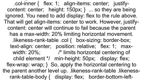 Flexbox justifycontent center and alignitems center not working