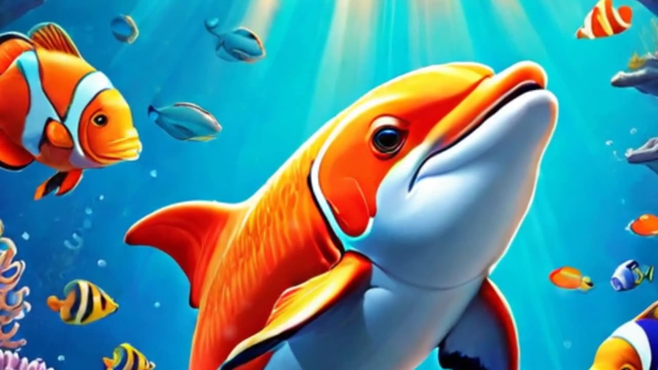 Dolphin's Journey to Coral Kingdom