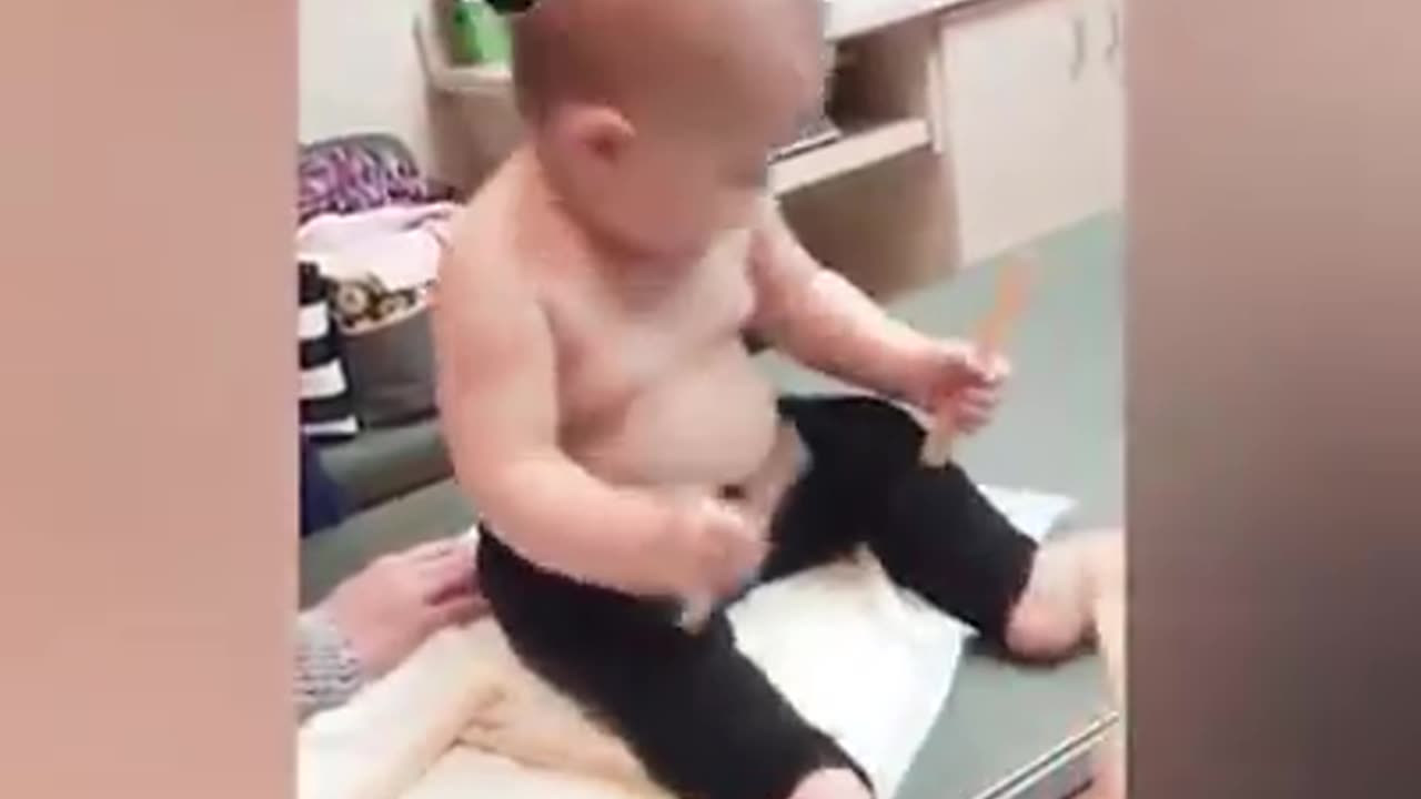 Funniest Baby Hitting Everyone #Part 1 - Funny Baby Video