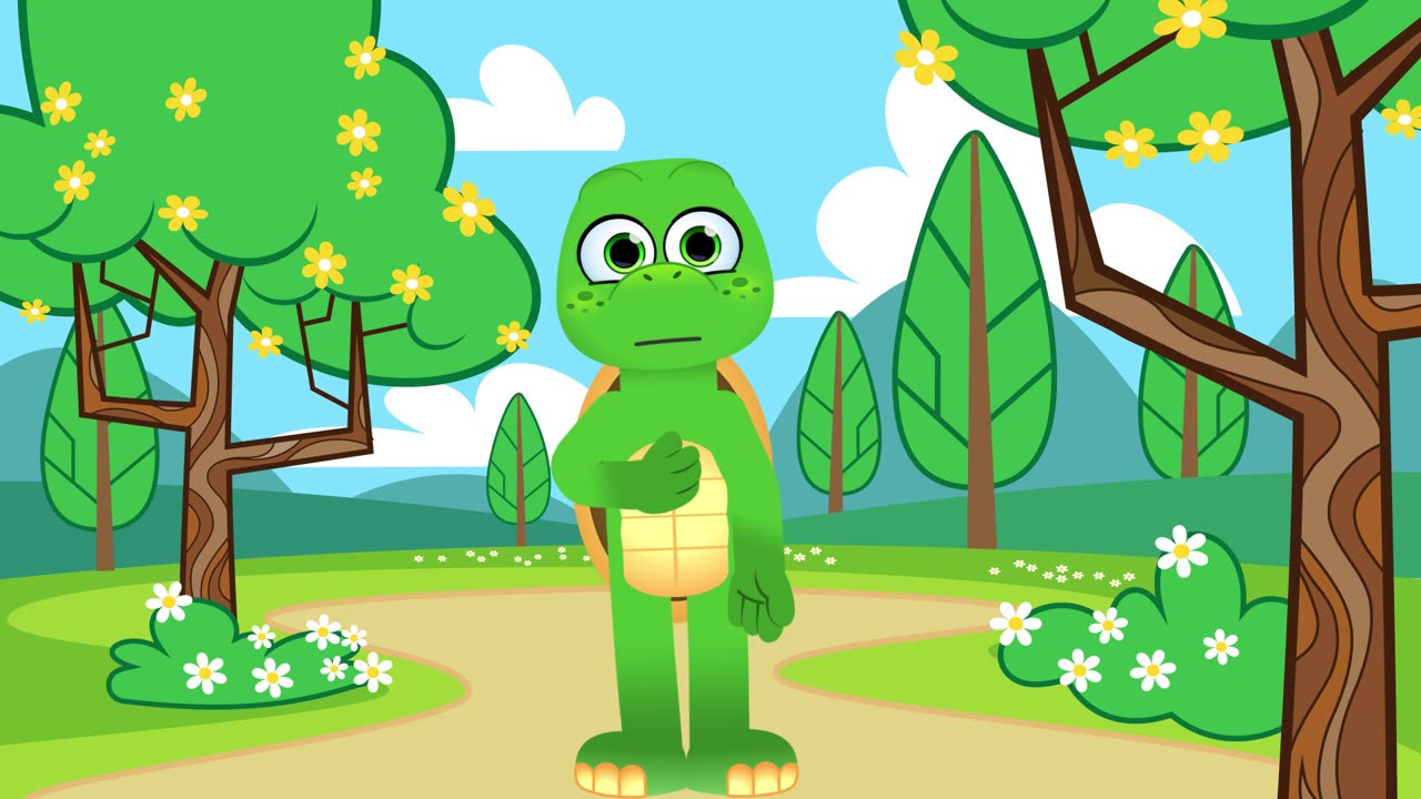 BABY TURTLE RHYMES | ANIMATED VIDEO | Osama338