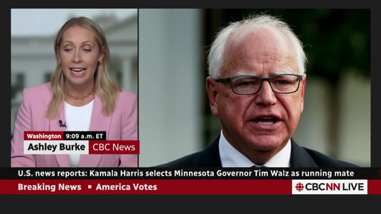 Kamala Harris selects Minnesota Gov. Tim Walz as running mate