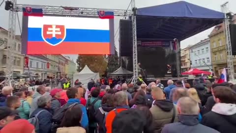 TV Slovan: Ľudový protest, Košice, 28.10.2022, SR na 1.mieste