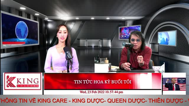 TIN TỨC HOA KỲ BUỔI TỐI - 02/23/2022 - The KING Channel