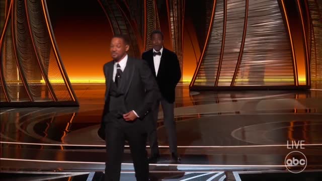 Will Smith Slaps Chris Rock Live at Oscars