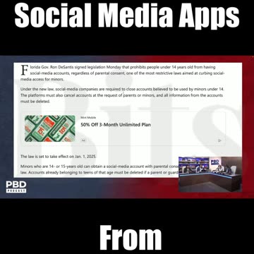 Florida Passes Law To Ban Social Media To Kids Pt.2 #trending #viral #shorts #bitsentertainmentnews