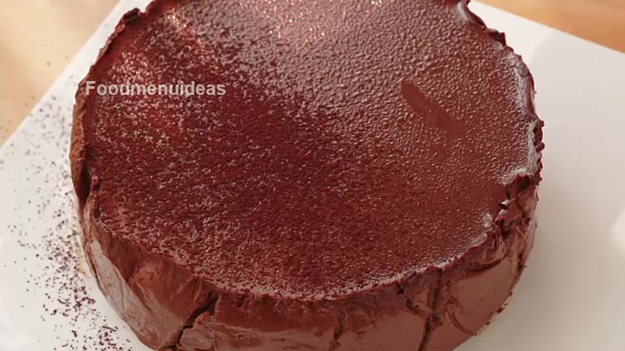 Chocolate Mousse Cake #asmr #cooking #foodmenuideas27