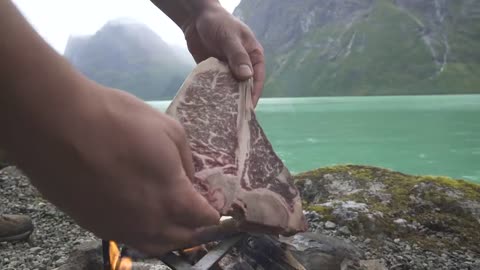 Wagyu T-Bone Steak ASMR 🔥🔥🔥