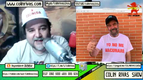 Enrique de Diego en Colin Rivas Show. Timovacunas. Periodistas, políticos y élites sinvergüenzas