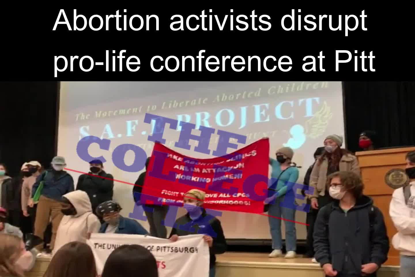 Abortion activists disrupt pro-life conference at Pitt