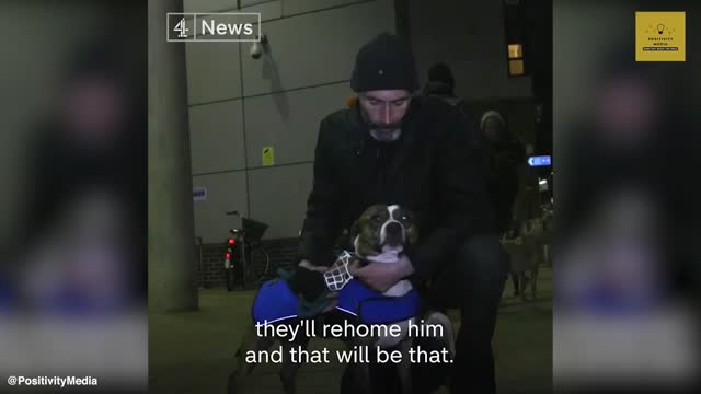 How a dog saved a former homeless mans life.