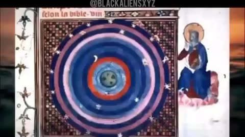 A Flat plane, the black sun, the natural sun, moon and the northern lights