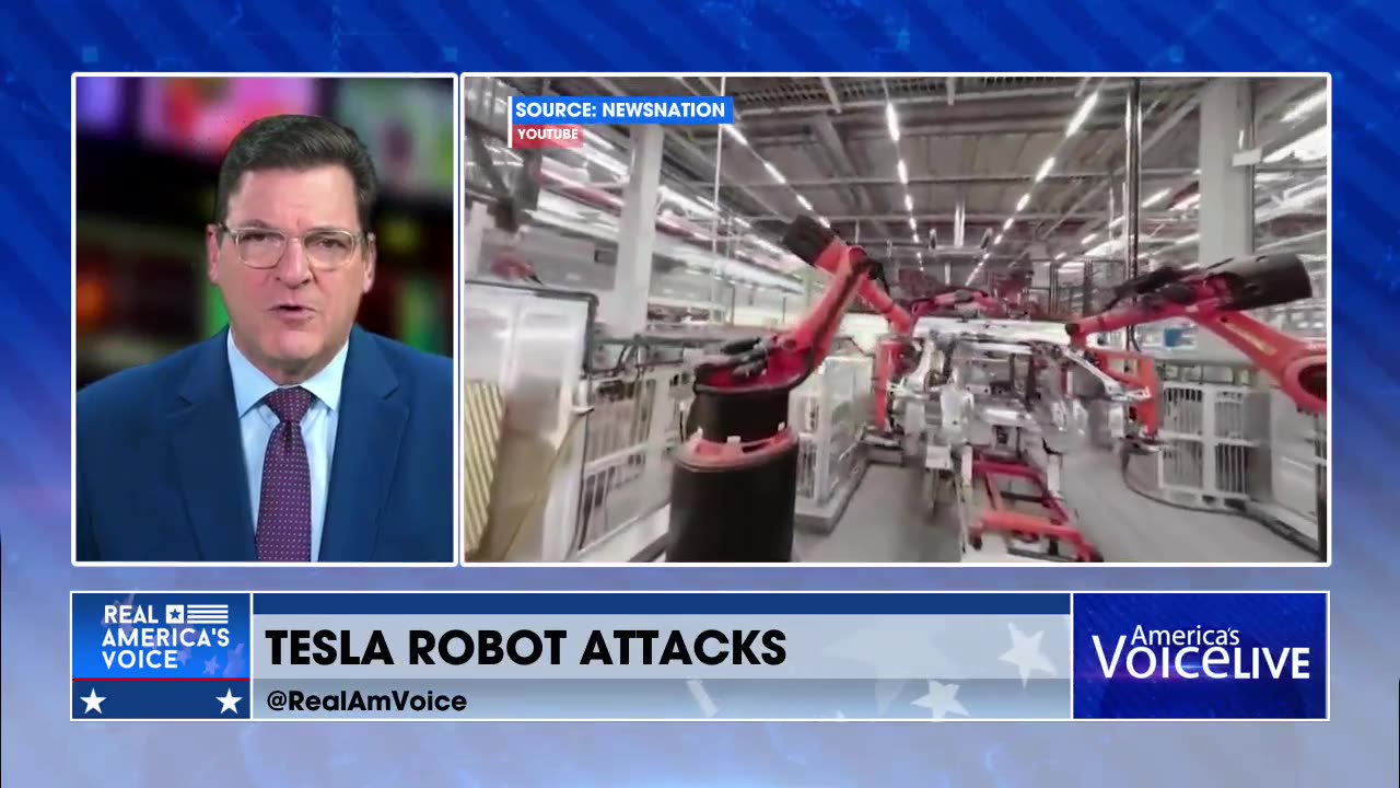 TESLA ROBOT ATTACKS