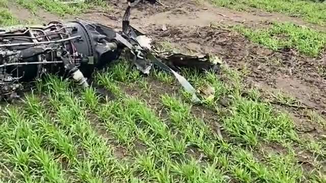 Shot down Ukrainian Mi-8 #26