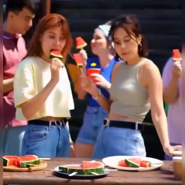 New way to eat watermelon Arts And Crafts