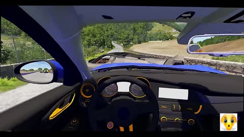 BeamNG online racing game crash test