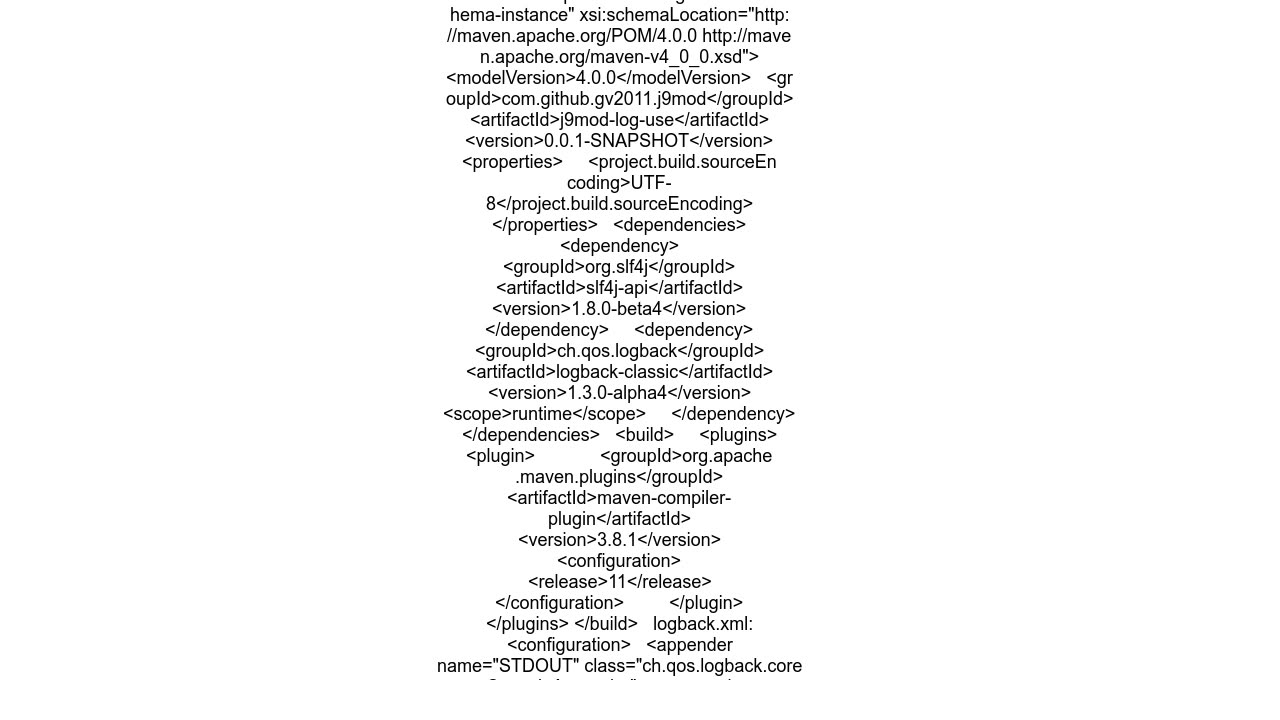 Logback in a Java 9 modular application not working