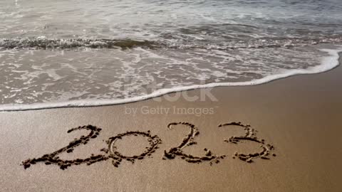 2023 writing on the beach