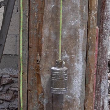 This is an Aztec technique that is used today to check the level during construction