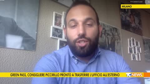 Green Pass, Consigliere Piccirillo Pronto a trasferire l'ufficio all'esterno