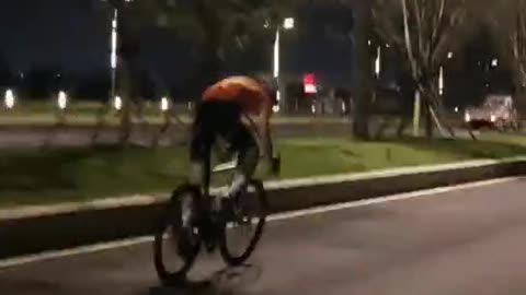 cycling at night