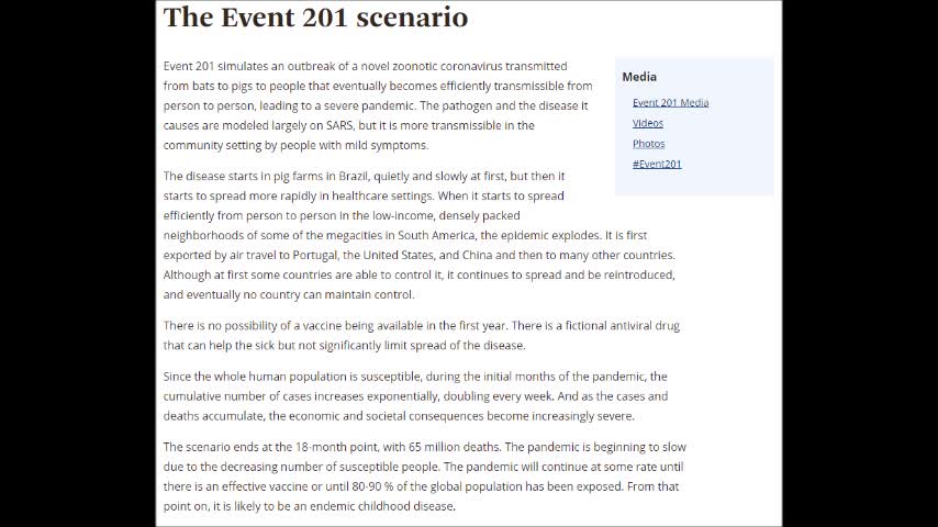 Event 201 2020