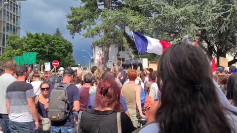 Manifestation Annecy le 24 07 2021