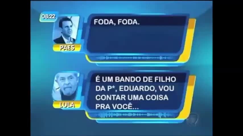 Um áudio entre Lula e Eduardo Paes