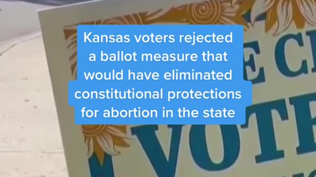 Voters marked a resounding victory for abortion rights supporters in a conservative state