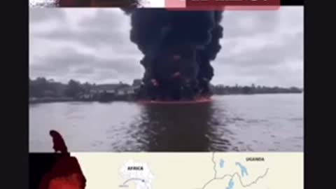 🔥Fires in the waters of Africa 🌊