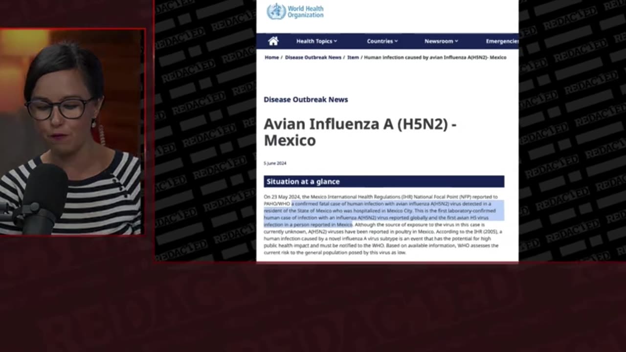 ๐๏ธthe TRUTH about "THE WORLD'S FIRST DEATH from AVIAN FLU" (Mexico)๐ฒ๐ฝ