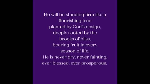 Psalm 1: Tree of Life