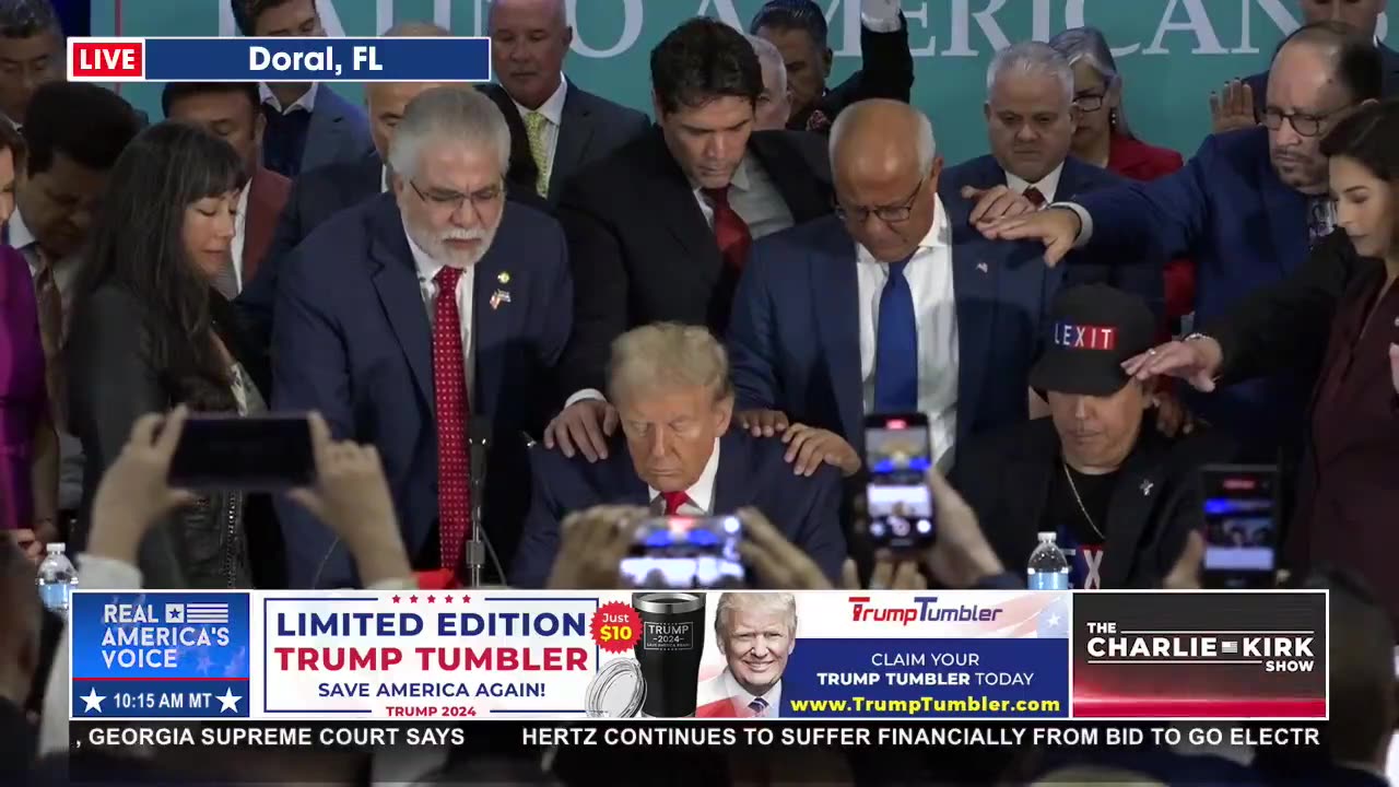 PRAYING WITH TRUMP