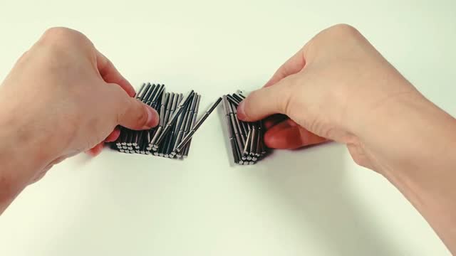 Behavior of magnets in slow motion