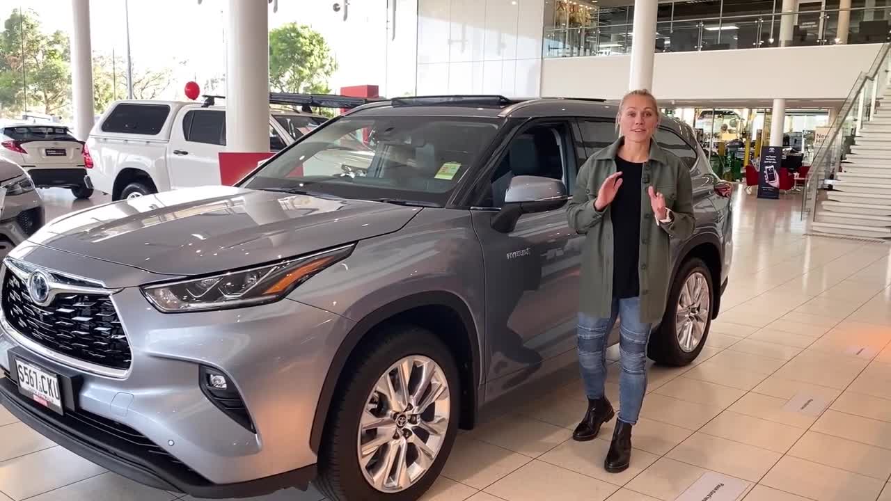 The all-new Toyota Kluger Hybrid Grande with Erin Phillips