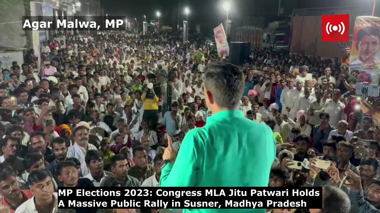 Political Rally in India | Jitu Patwari | Congress party | Agar Malwa | Madhya Pradesh