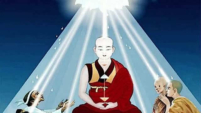 Vajrasattva visualization and mantra recitation