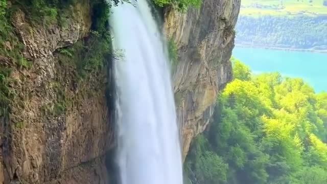 Nature always refresh your mind | Beautiful Waterfall in Switzerland | Peacefull place