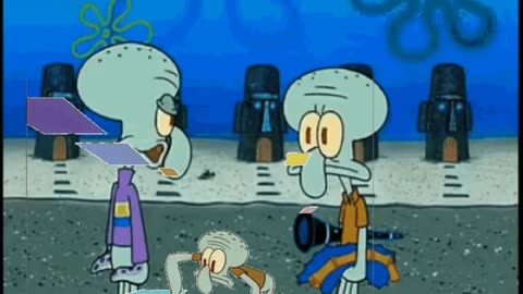 Squidward Is Playing With Tiles In Squidville 🗿