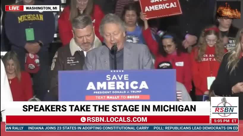 Trump Rally, "HE IS the Current and True President." Michigan 04/02