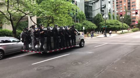 Dwindling AntiFa Getting Physical With Patriots In Portland While Police Do Nothing