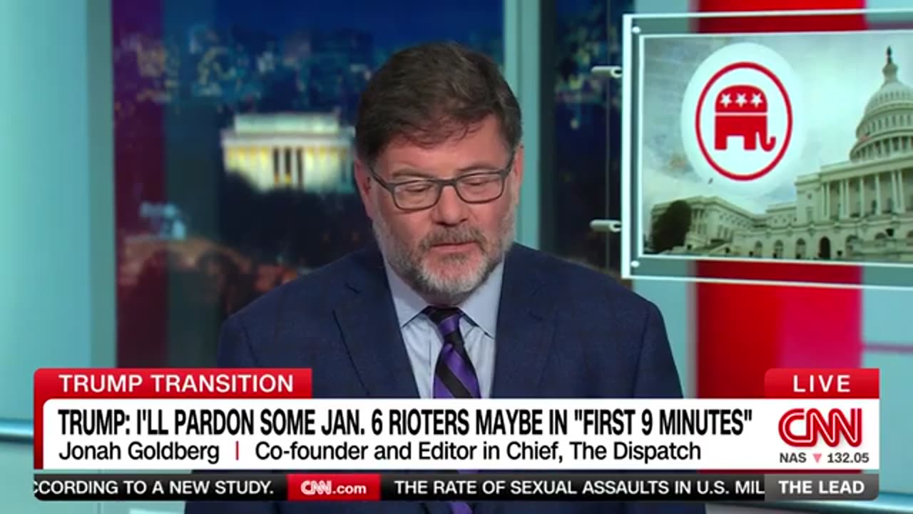 Jonah Goldberg Weighs In on Trump's Jan. 6 Pardon Plan