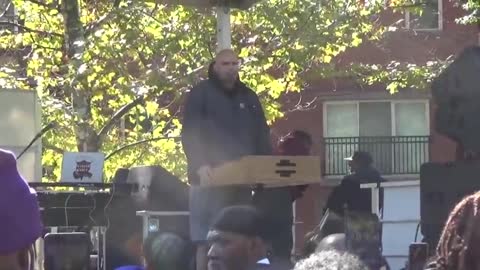 Crowd Has NO Clue What Fetterman Is Saying