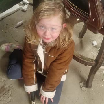 Demo girl strikes agian