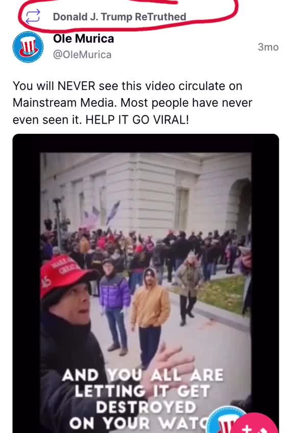 💥 Unknown video of the J6 💥 Many have never seen this video.