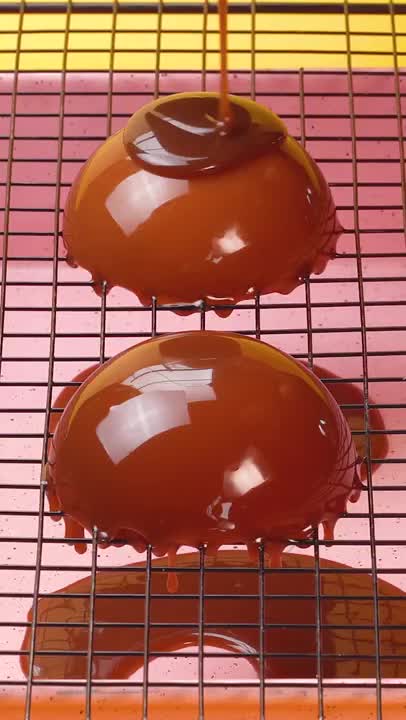 Making Yummy Chocolate Cake Dessert